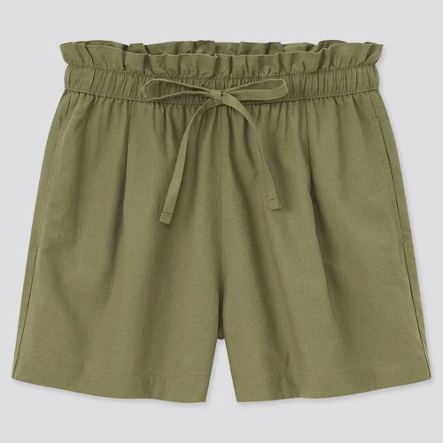 women green shorts